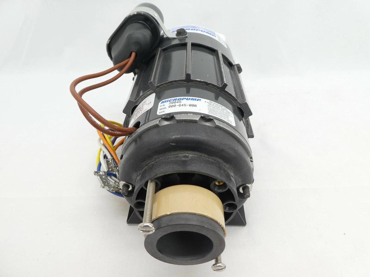 Used Micropump 20045 Pump 000-645-000 with Emerson K33MYB5N-772 Motor Working Surplus
