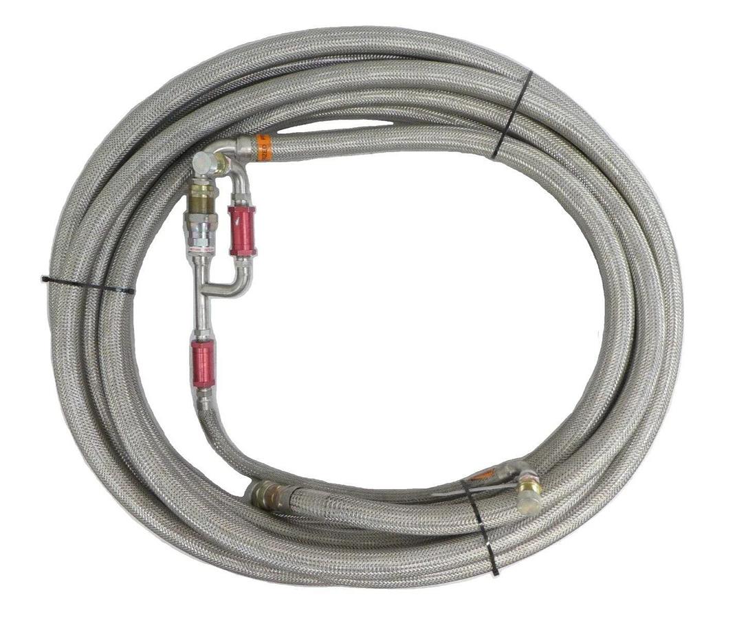Used CTI-Cryogenics 8043454G600 Cryopump Flex Hose with Tee 8043505G002 AMAT Working