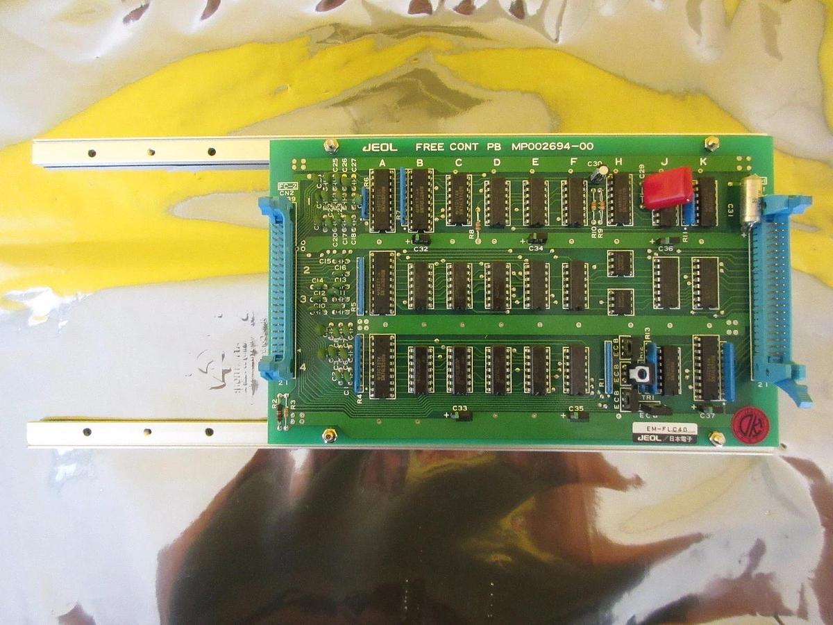 Used JEOL MP002694-00 FREE CONT PB Board Assembly PCB EM-FLC40 JEM-2010F Used
