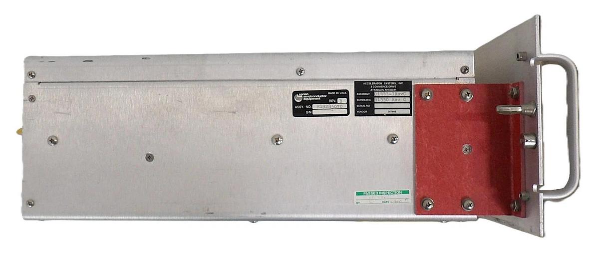 Used Accelerator Systems C1333-1 High Voltage Pulse Module Varian E19285070 Surplus