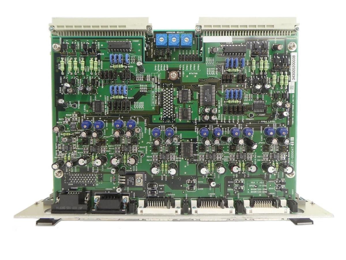 Used TEL Tokyo Electron EC80-000173-21 PCB Card TEB111 FPD4 EC81-000046-21