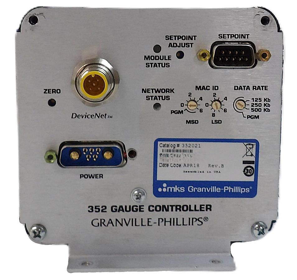 Used Granville-Phillips 352021 Ion Gauge Controller Series 352 MKS Lot of 2 Working