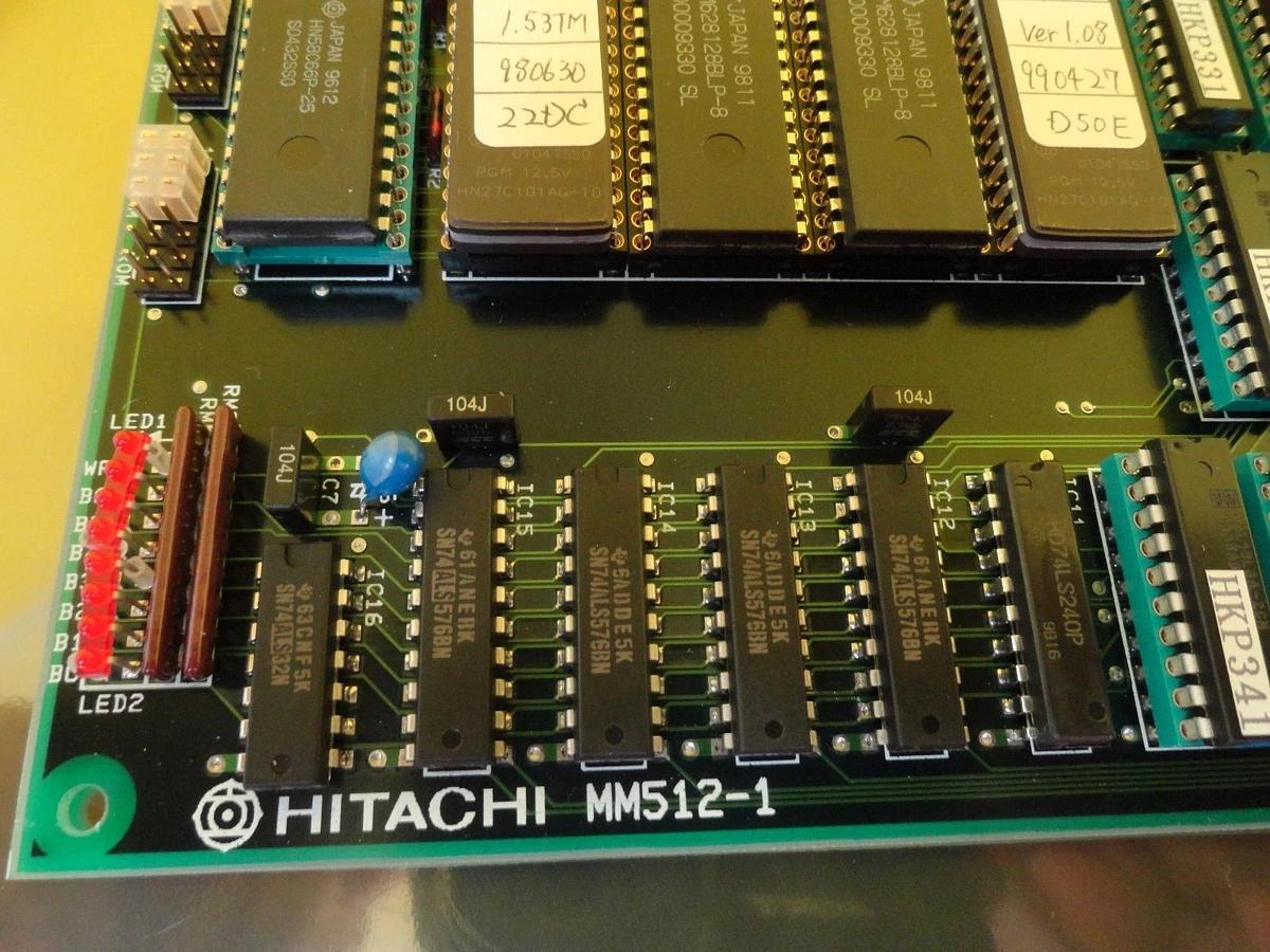 Used Hitachi MM512-1 PCB Card M-511E Microwave Plasma Etching System Working
