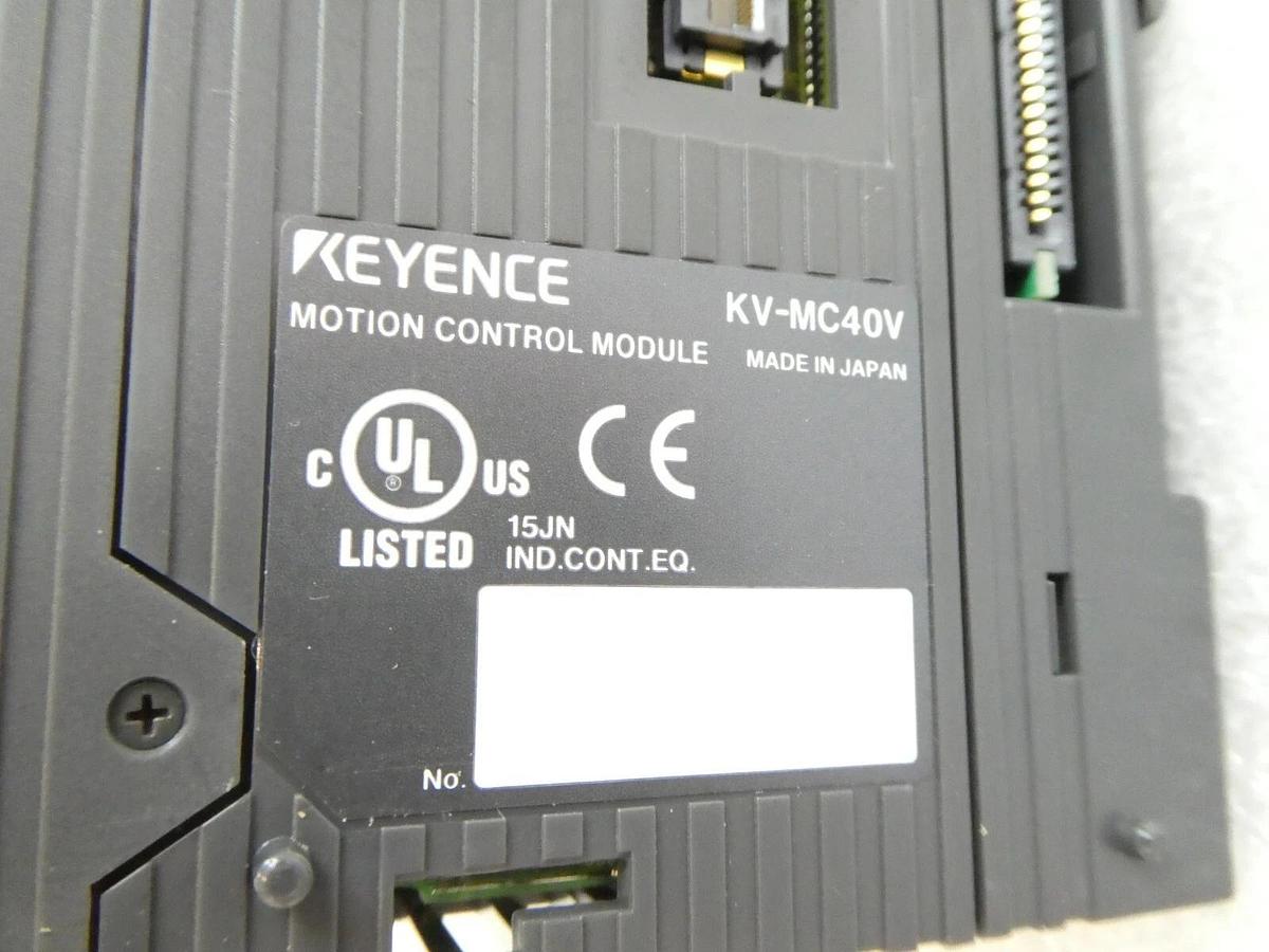 Used Keyence KV-5000 Real Time Logic Controller CPU Module Assembly Working Surplus