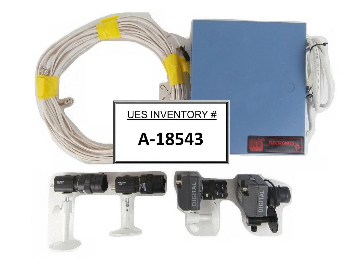 Used Watec LCL-903K CCD Camera Set w/Lens Mount and Power Supply DPS-12DC-9 Working