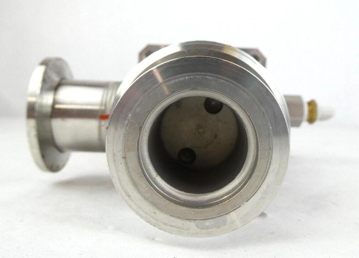 Used MKS Instruments 100019082 Isolation Angle Valve AMAT 0190-46499 Lot of 2 Working