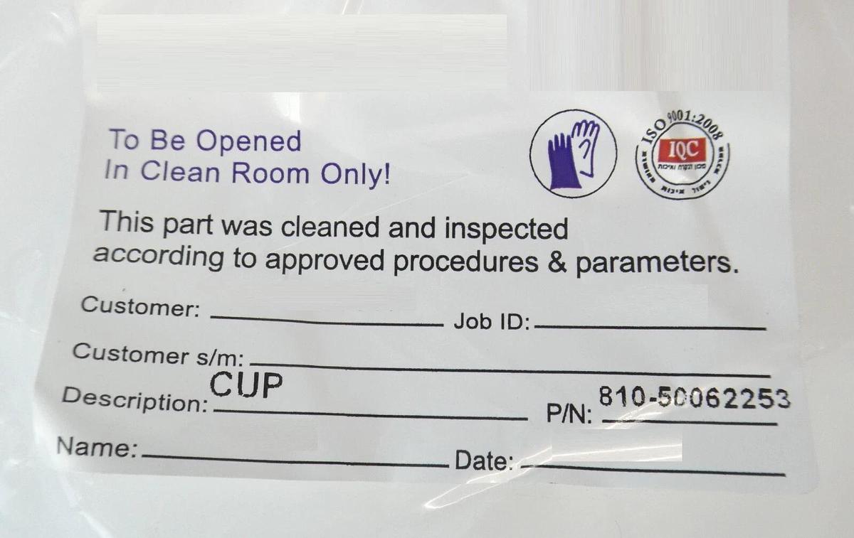 Refurbished Lam Research 810-50062253 300mm Wafer Spin Rinse Cup Assembly Refurbished