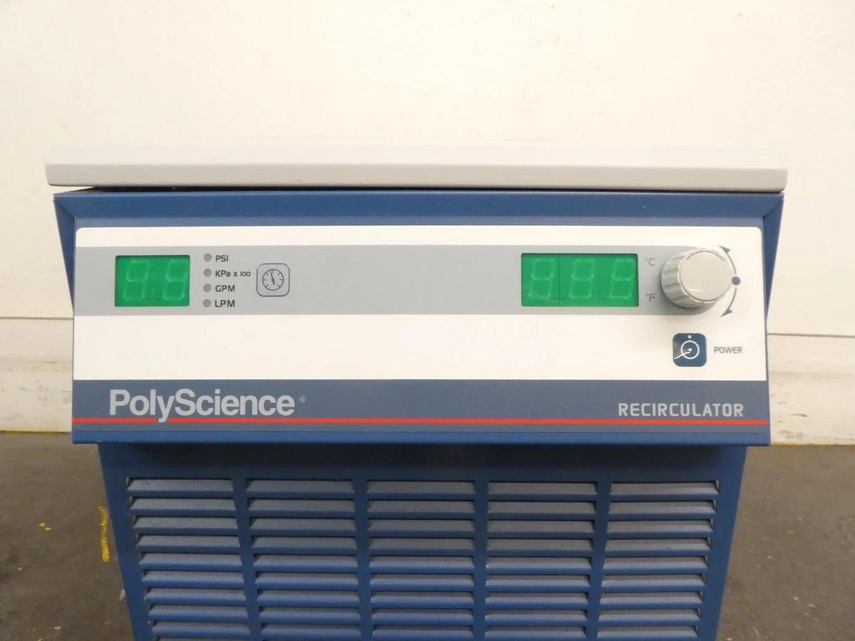 Used PolyScience 5360T11A110C Turbine Pump Recirculating Chiller w/Heater Tested