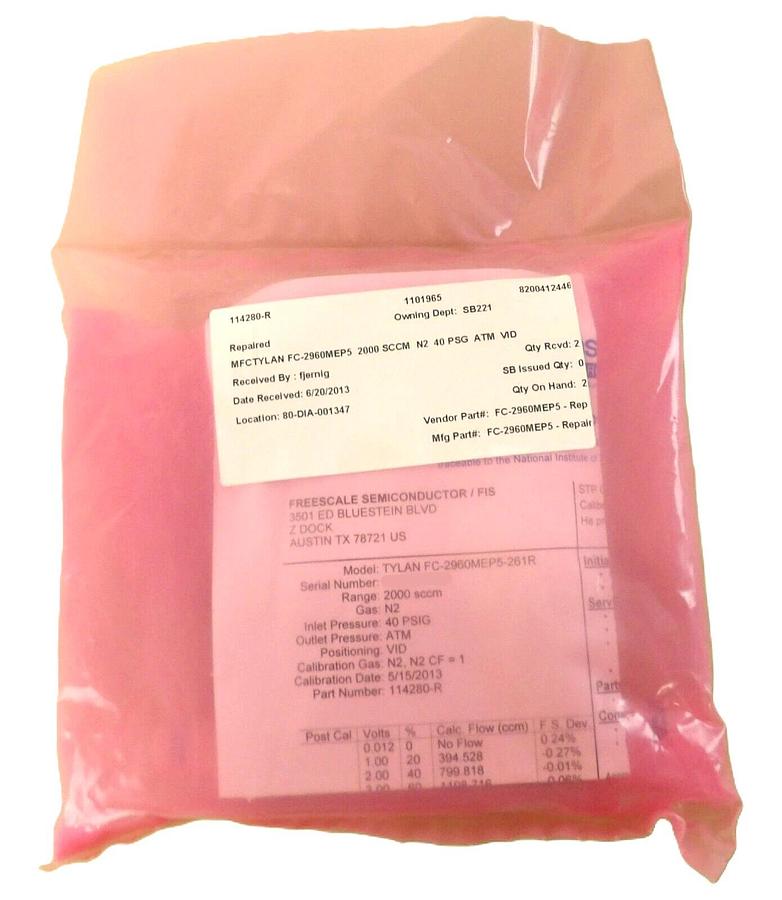 Refurbished Tylan FC-2960MEP5-261R Mass Flow Controller 2900 MFC 2000 SCCM N2 Refurbished