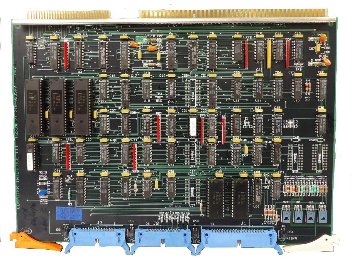 Used KLA Instruments 710-023599-00 Computer Interface III PCB Card Working Surplus