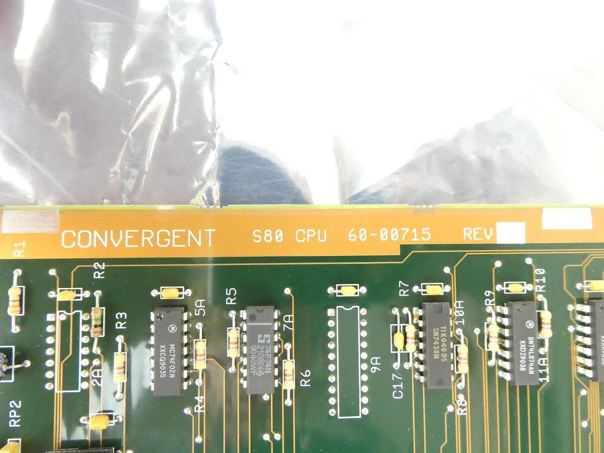 Used Convergent Technologies 60-00715 S80 CPU Board PCB KLA Instruments 75 Working