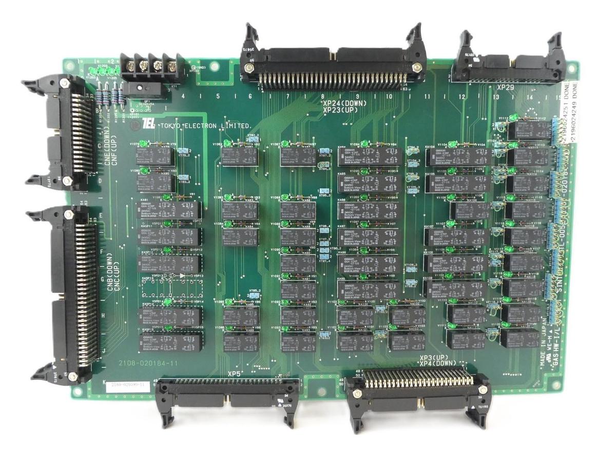 Used TEL 2180-020590-11 Gas HW-I/L-C 303i SINTER TTL-0058 PCB 2181-020184-11 Working