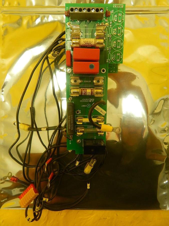 Used AE Advanced Energy 5252201 Fuse Relay PCB Board 2302201-C Used Working