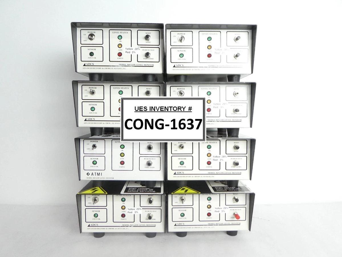 Used ADCS Model 969 Low Level Monitor Reseller Lot of 8 Used Working