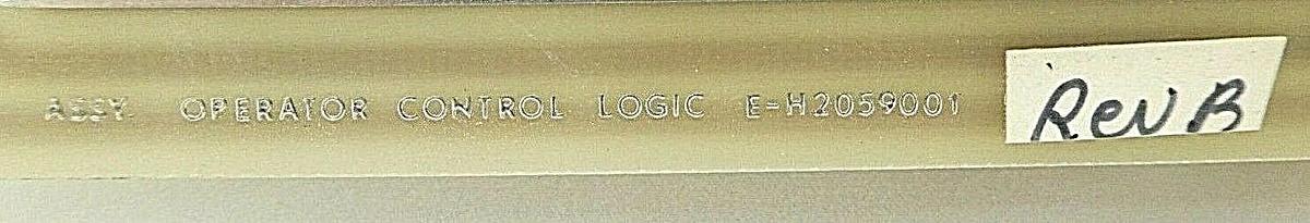 Used Varian Semiconductor VSEA E-H2059001 Operator Control Logic PCB Rev. B As-Is