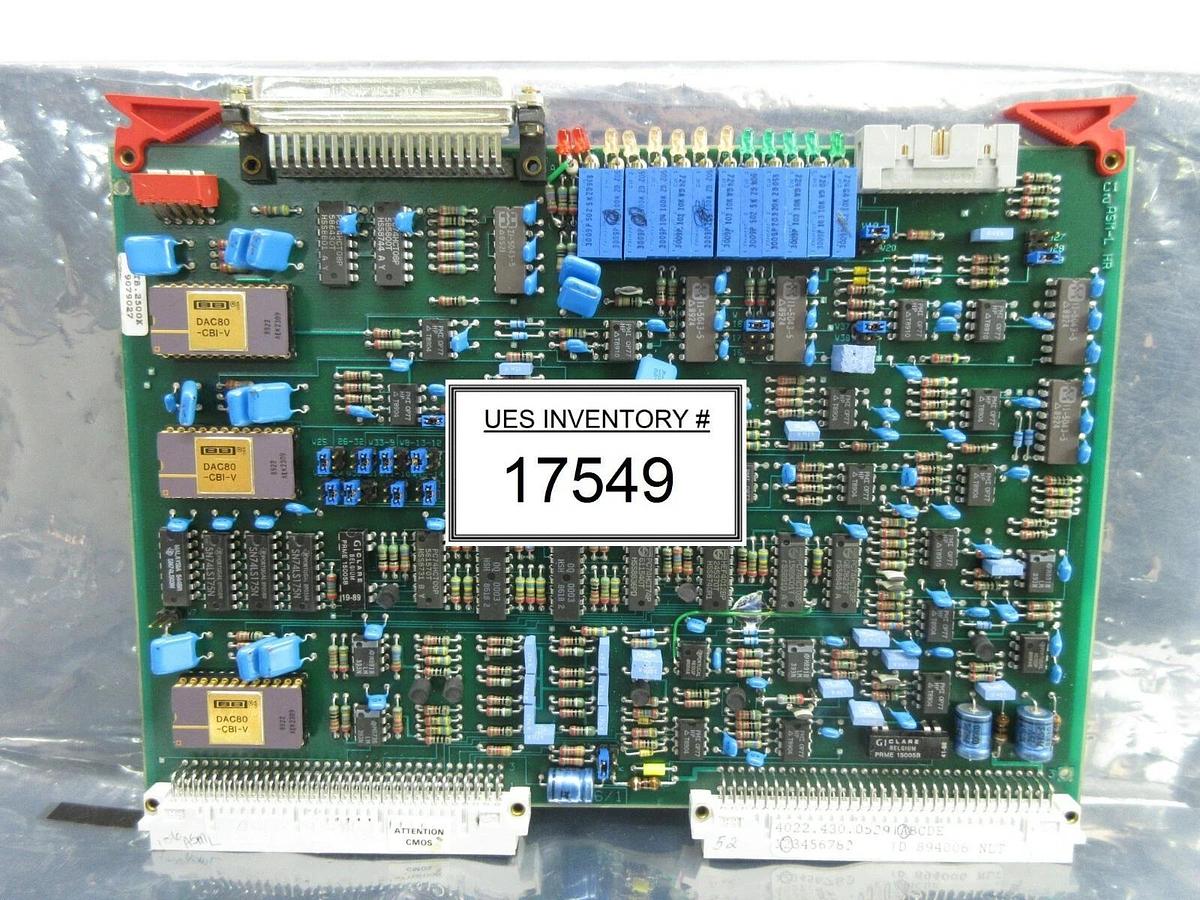 Used ASML 4022.428.14550 TB 2500 X PCB Card PAS 5000/2500 Wafer Stepper System Used