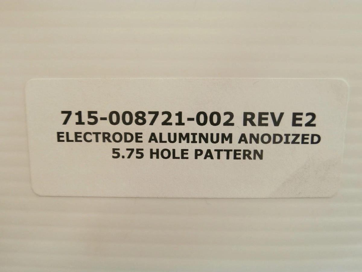 Lam Research 715-008721-002 Upper Electrode Aluminum Anodized 5.75 Hole New
