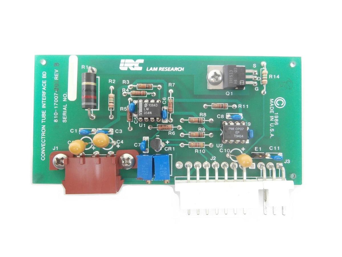 Used Lam Research 810-17007-001 Convectron Tube Interface Board PCB Rev. B 4420 Spare