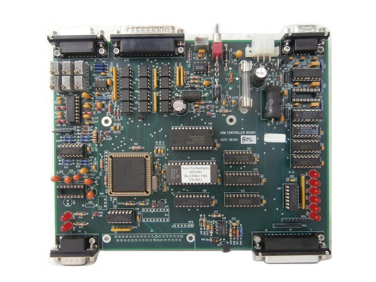 Used Asyst Technologies 06764-701 Arm Controller Board 06764-802 06768-001 Working