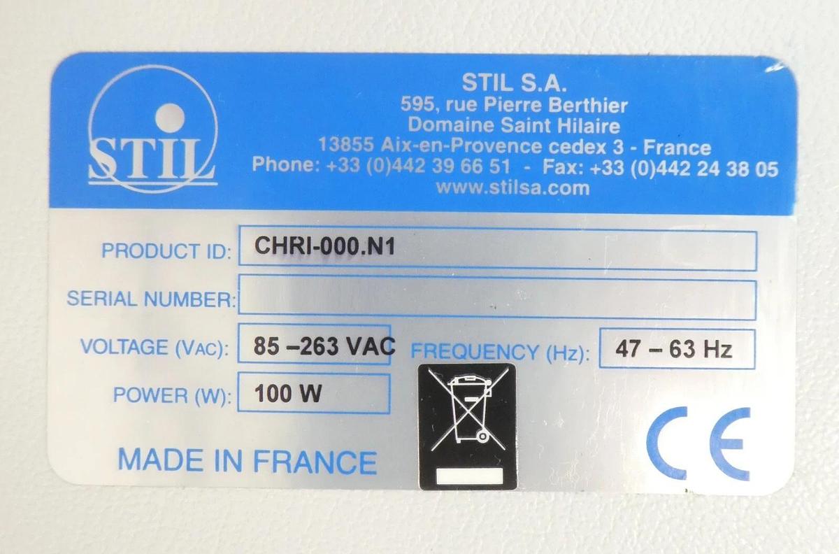 Used Stil CHRI-000.N1 Chromatic Confocal Sensor CHR 150 Working Surplus