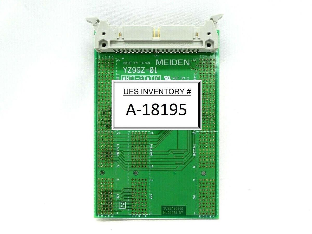 Used Meiden YZ99Z-01 Backplane Interface Board PCB SU22A32031 TEL Lithius Working