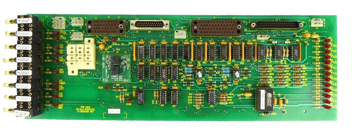 Used Varian VSEA E-109061001 ES/ALS Interface PCB Assembly Working Surplus