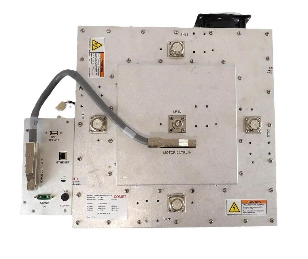 Used Comet Technologies 20068000 RF Match Lam Research 61-450254-00 Untested As-Is