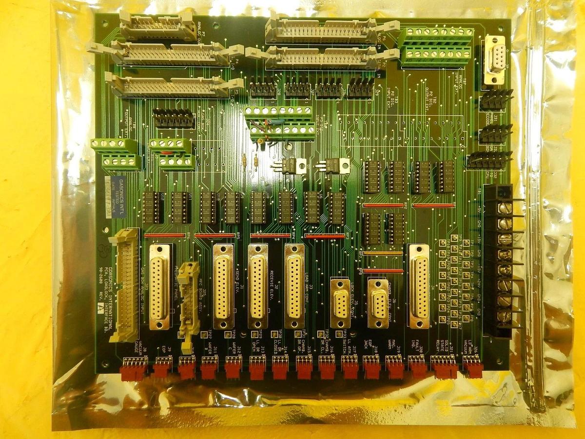 Used GaSonics 90-2608 PCA Loadlock Interface PCB Board Rev. A A-2000LL Used Working