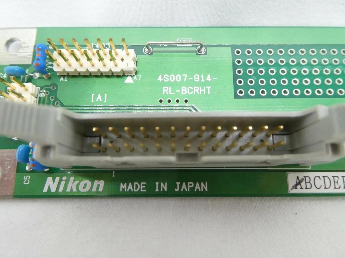 Used Nikon 4S007-914 RL-BCRHT Right Interface Board PCB Nikon NSR System Working