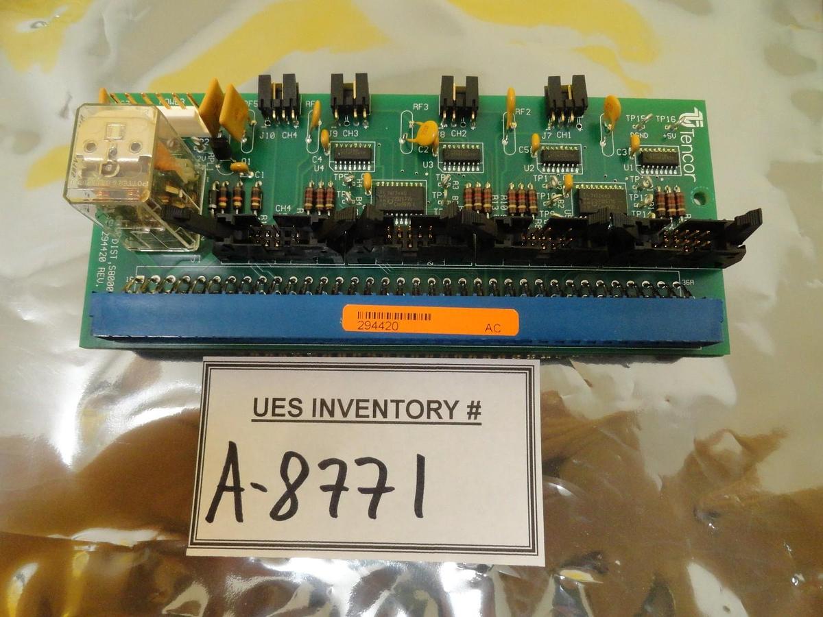 Used Tencor Instruments 294420 Motor Distribution S8000 PCB Board Rev. AC KLA Used