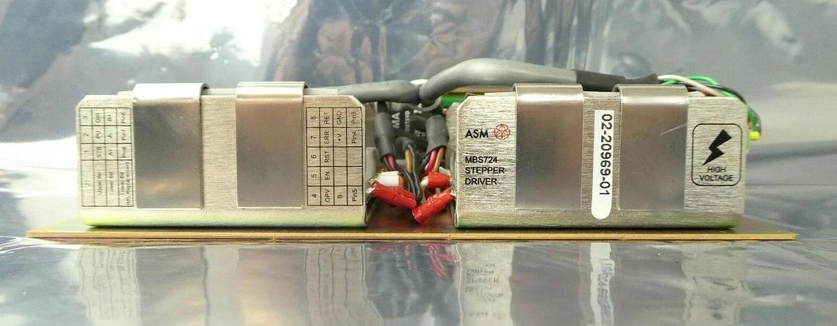 Used ASM Advanced Semiconductor Materials 02-54636-56 Stepper Driver MBS724 Working