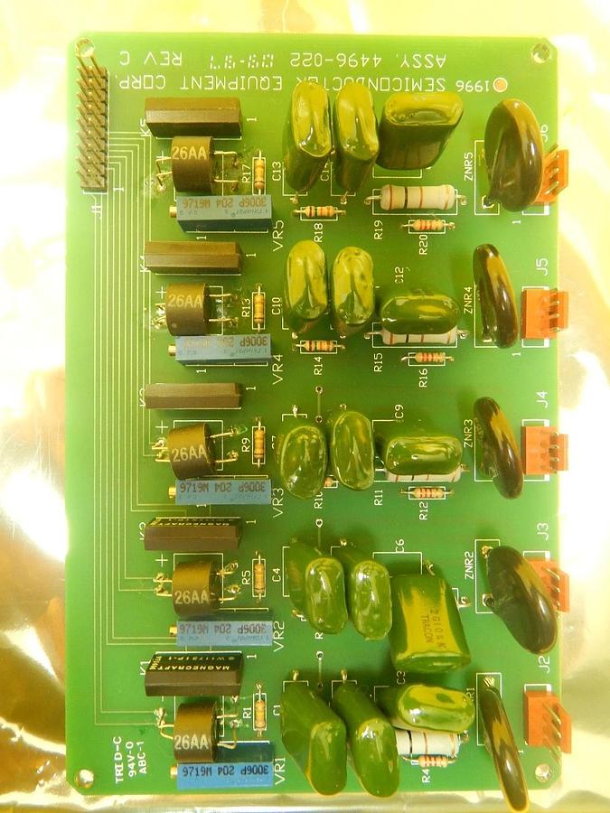 Used Semiconductor Equipment Corp 4496-022 Resistor PCB Board 410 Bonder Used Working