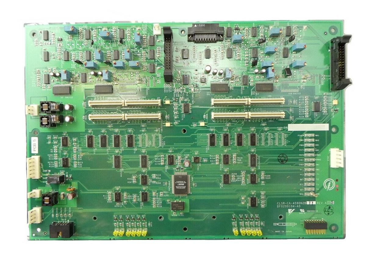 Used Yaskawa Electric CLSR-CA-4590N2BY1 Interface PCB DF0200104-A0 Nikon NSR Working