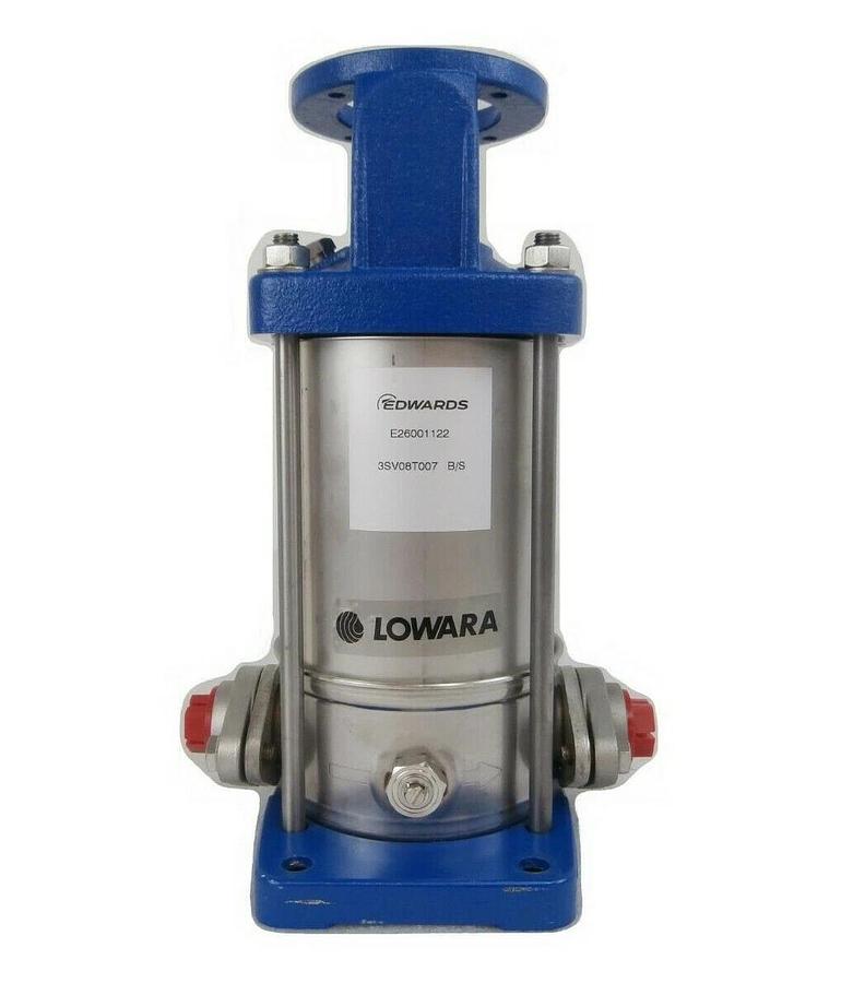 Used Lowara 3SV08T007 Vertical Multistage Pump 3SV Series Edwards E26001122 Working