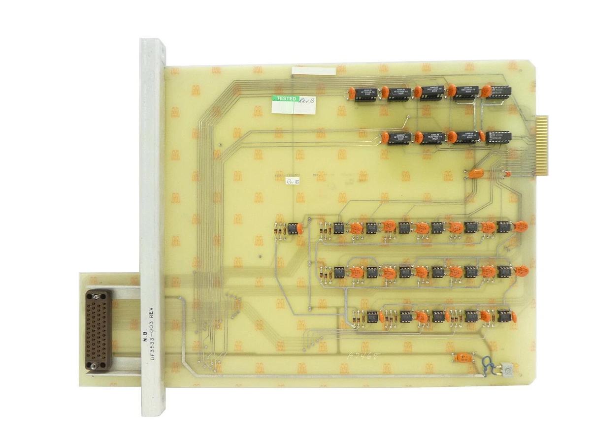 Used Varian Semiconductor VSEA E-F3849001 Isolation Interlock PCB Rev. B Working