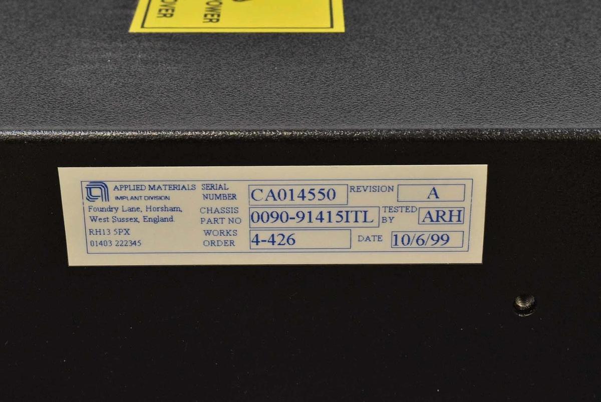 Used Advance HiVolt 1160-9029 OL330/253/07 PSU AMAT 0090-91415 Spare Surplus