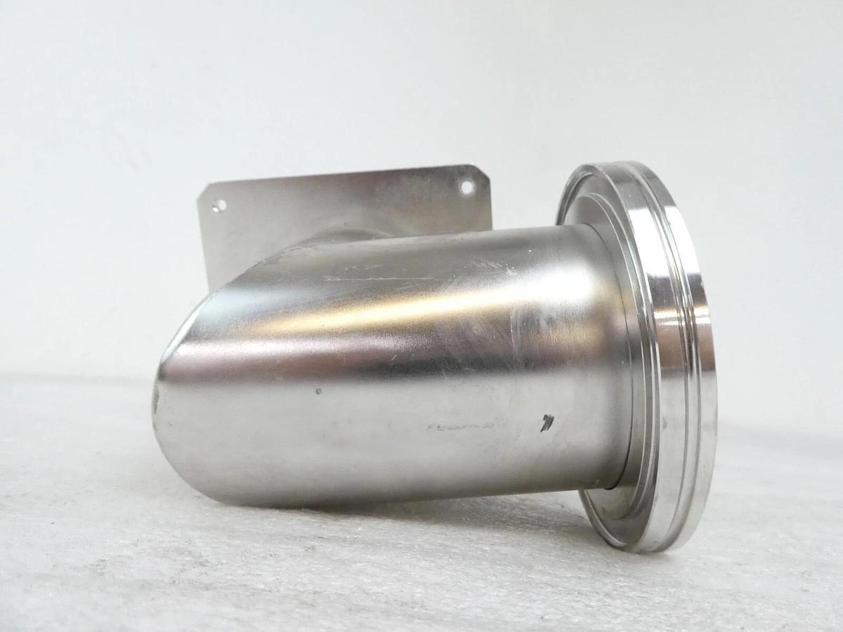 Used Novellus Systems 16-00104-00 90° Right Angle 3.5" Vacuum Duct Lot of 3 Working