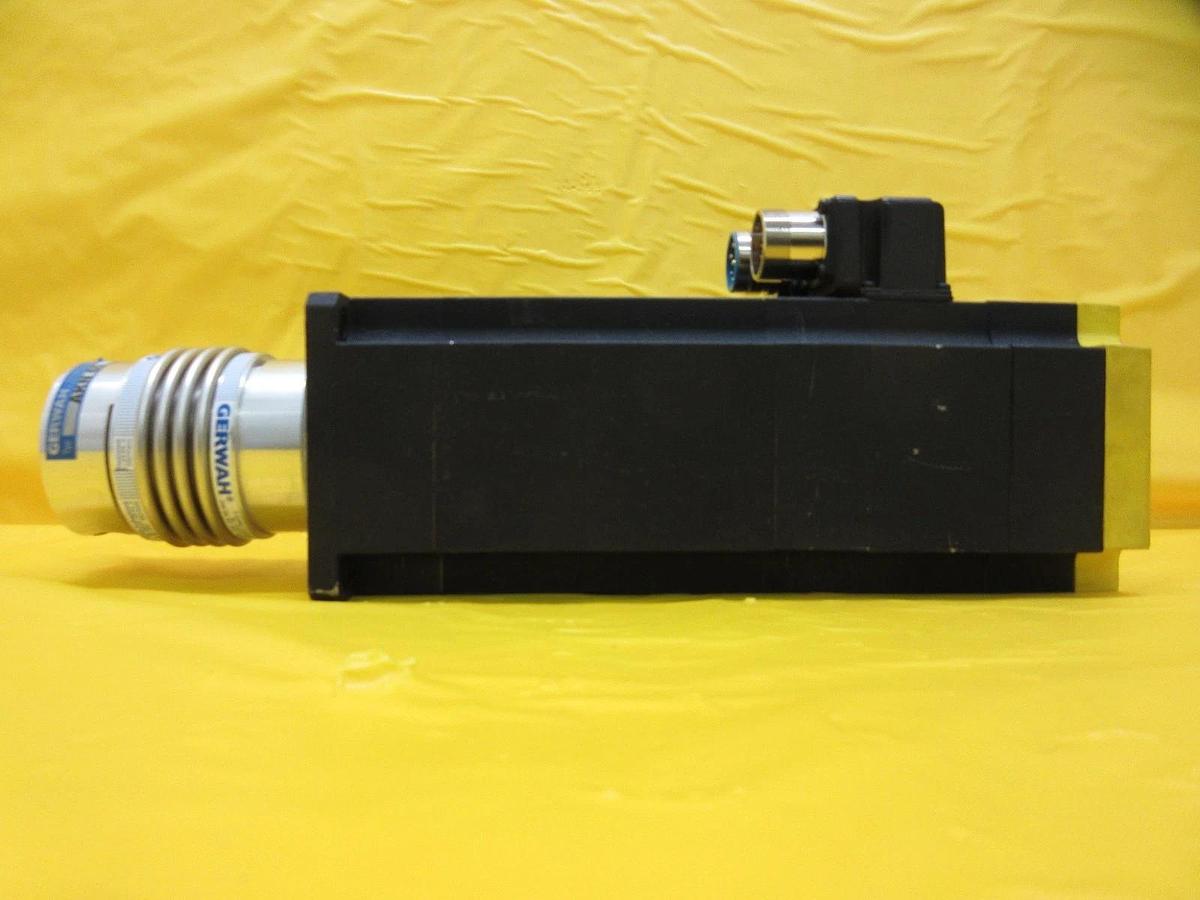 Used Baldor BSM80A-375BA Brushless AC Servo Motor with Gearhead AKN 60 Working