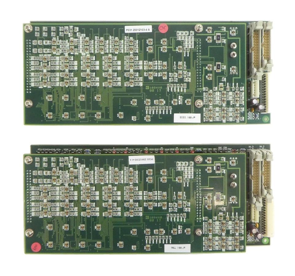 Used Seiko Seiki P033Z---Z202-4 B Turbo Pump Controller PCB P031Z---B231-3A4 Lot of 2