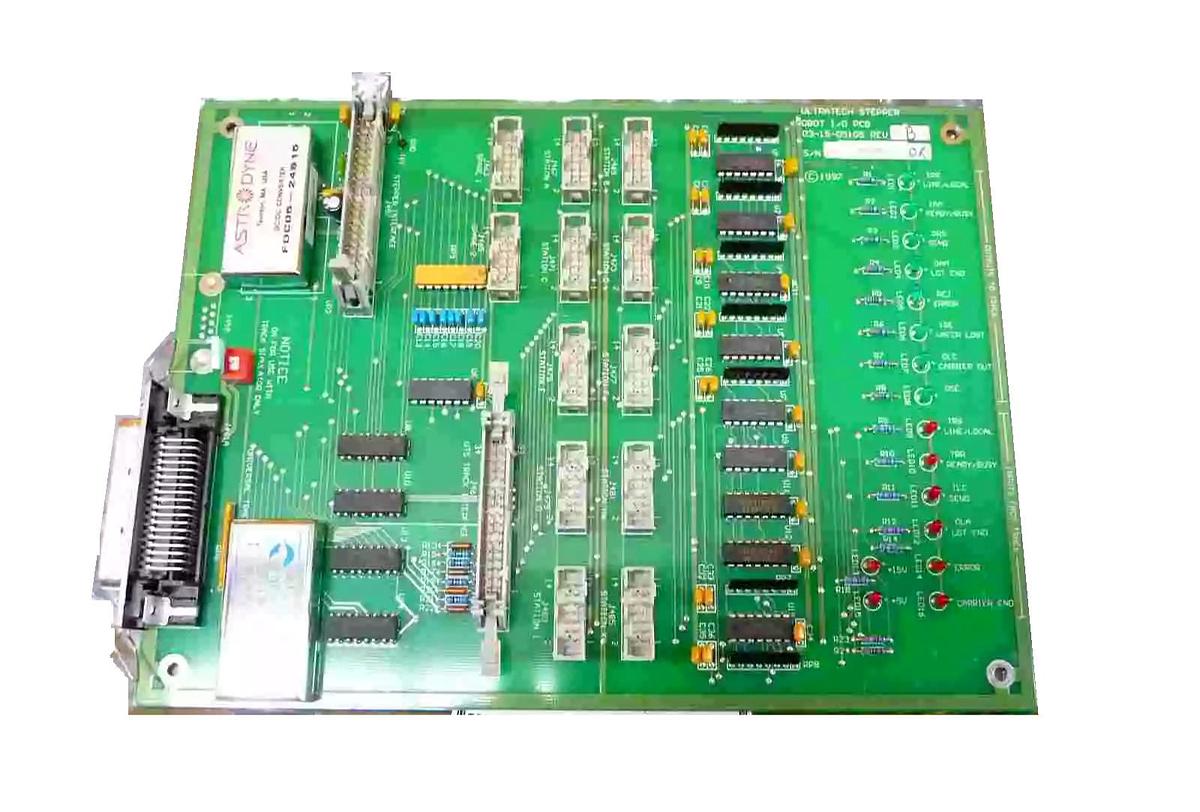 Used Ultratech Stepper 03-15-05105 Robot I/O Interface Board PCB Working Surplus