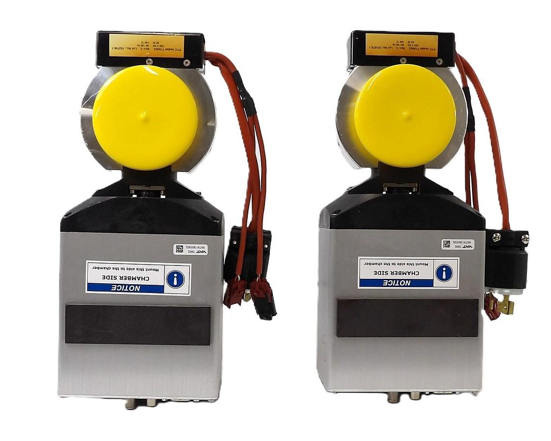 Used VAT 61234-KAGQ-BFT3 Butterfly Control Valve Series 612 Lot of 2 Working