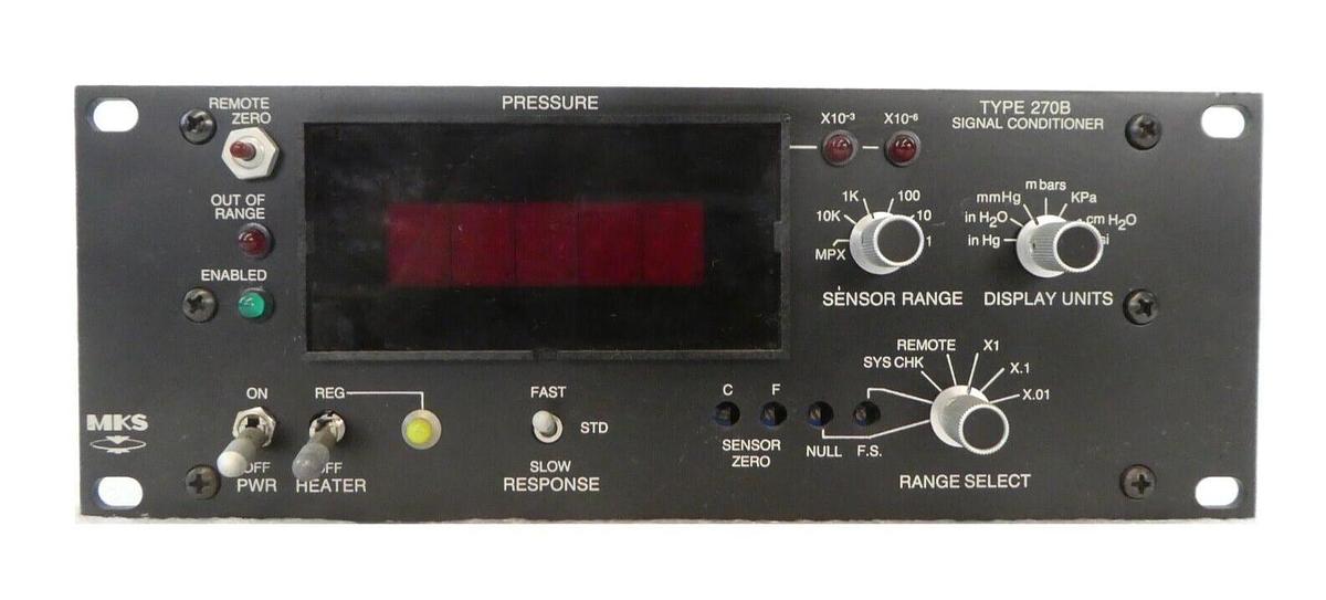 Used MKS Instruments 270B-4-RZ Signal Conditioner Type 270B Working Surplus