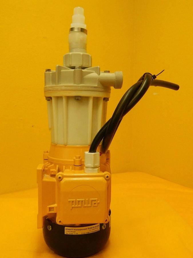 Used Schmitt-Kreiselpumpen MPN 130 Fluid Pump Emod Motoren Type 71L/2 Used Working