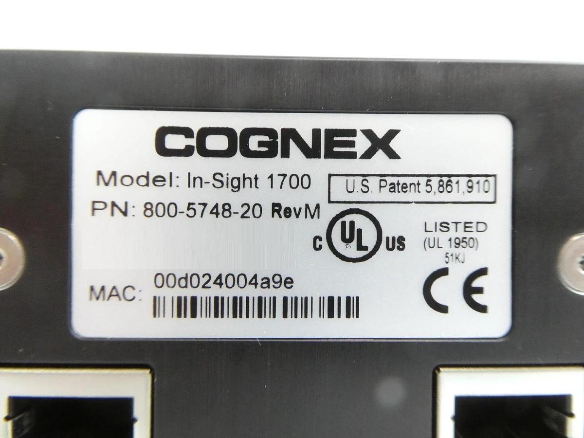 Used Cognex 800-5748-20 Scanner Wafer Inspection Reader In-Sight 1700 Working