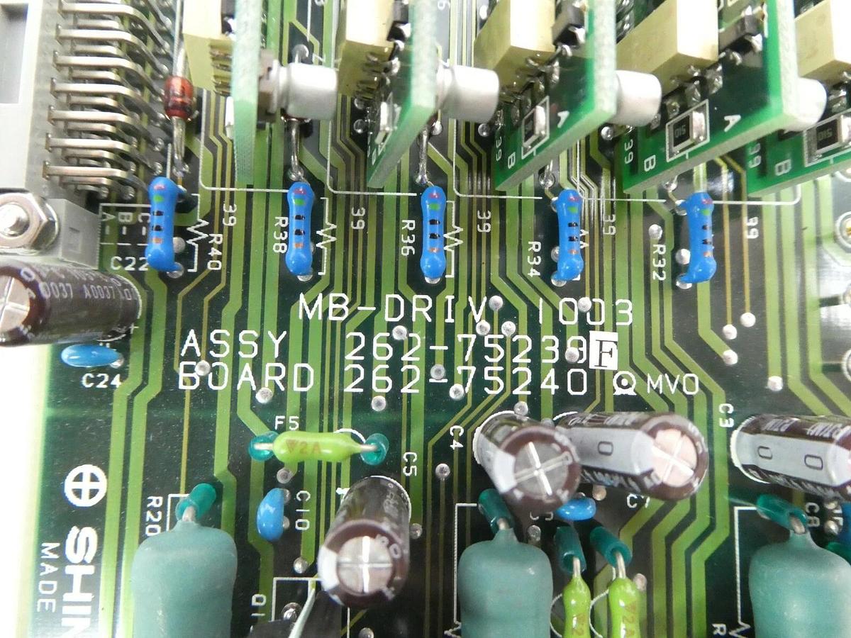Used Shimadzu 262-75239F Turbo Controller PCB Card MB-DRIV 1003 EI-3203MD Working