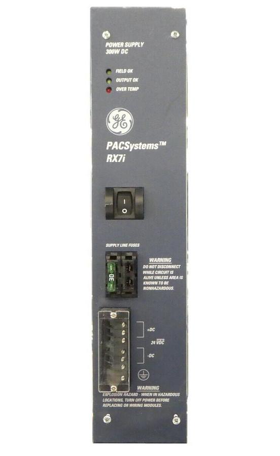 Used GE Fanuc IC698PSD300D Power Supply Module PLC PACSystems RX7i PCB Card Working