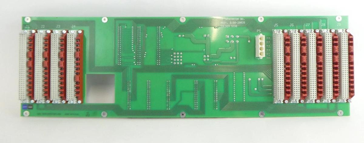 Used AMAT Applied Materials 0100-20039 RF Generator Backplane PCB Working Surplus