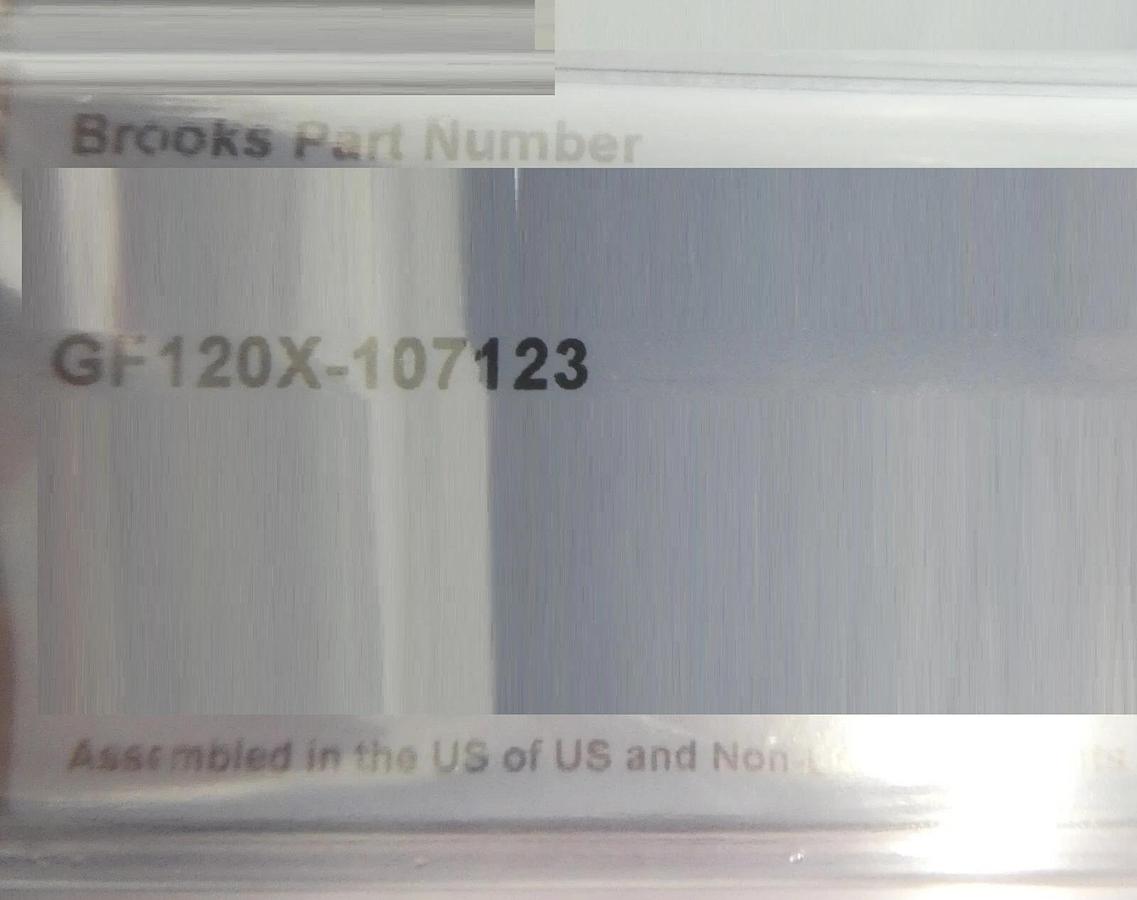 Brooks Instrument GF120X-107123 Mass Flow Controller MFC 3 SCCM CH40 New Spare