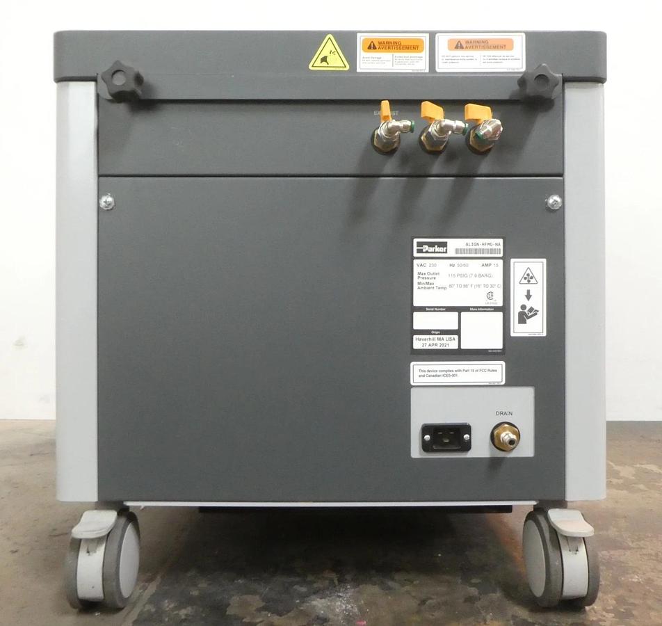 Used Parker ALIGN-HFMG-NA High-Flow Multi-Gas Generator ALIGN Untested Surplus