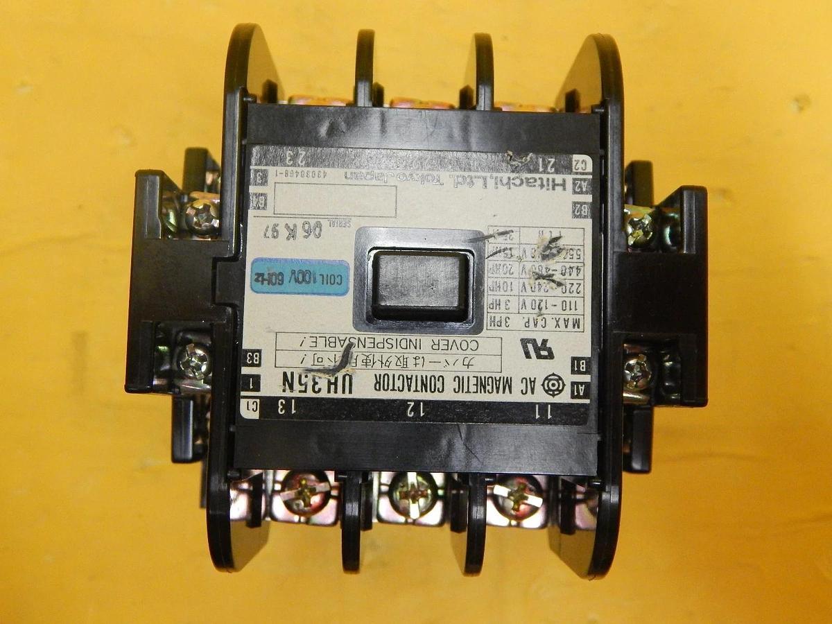Used Hitachi UH35N AC Magnetic Contactor Reseller Lot of 3 Used Working